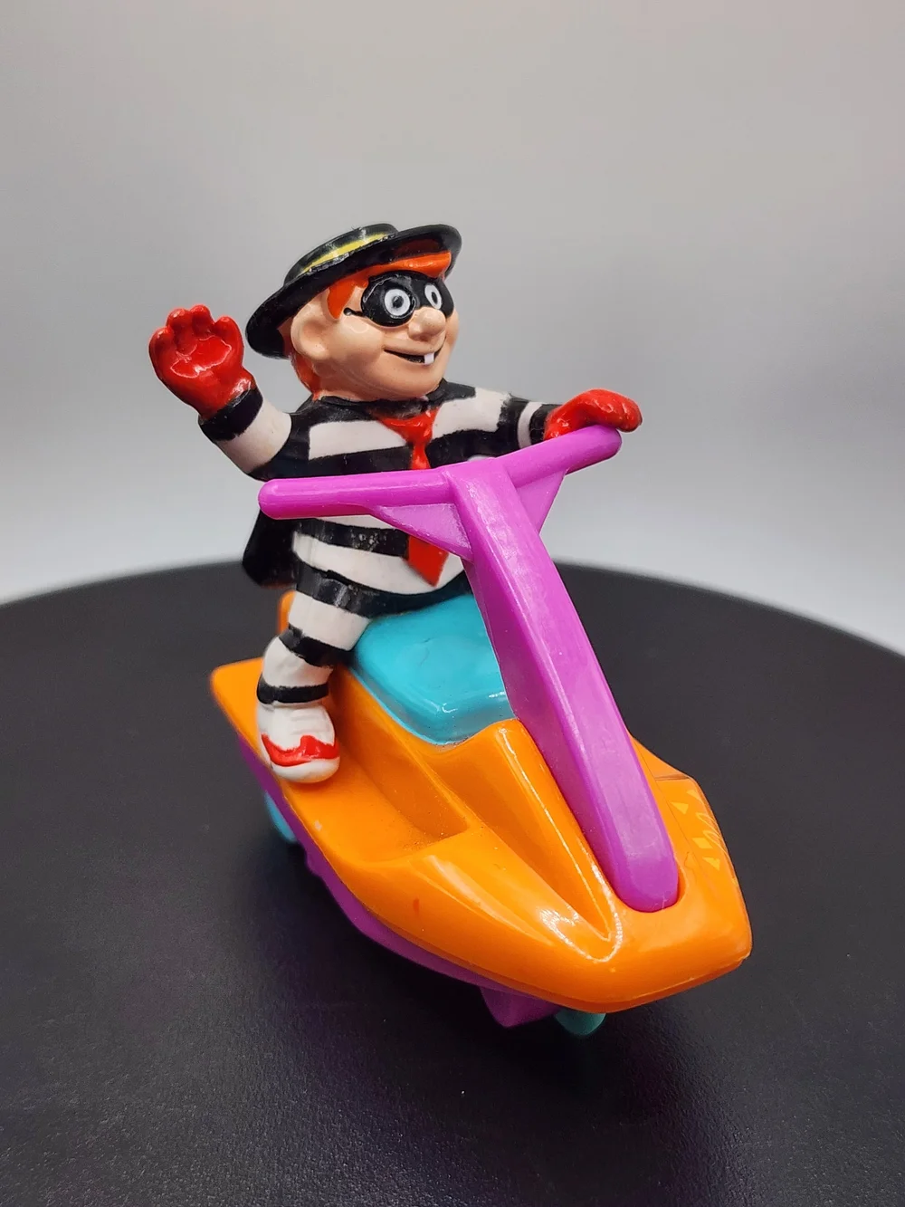 McDonald’s Rev-Up Happy Meal Toy Hamburgular Figure on Jet Ski 1992